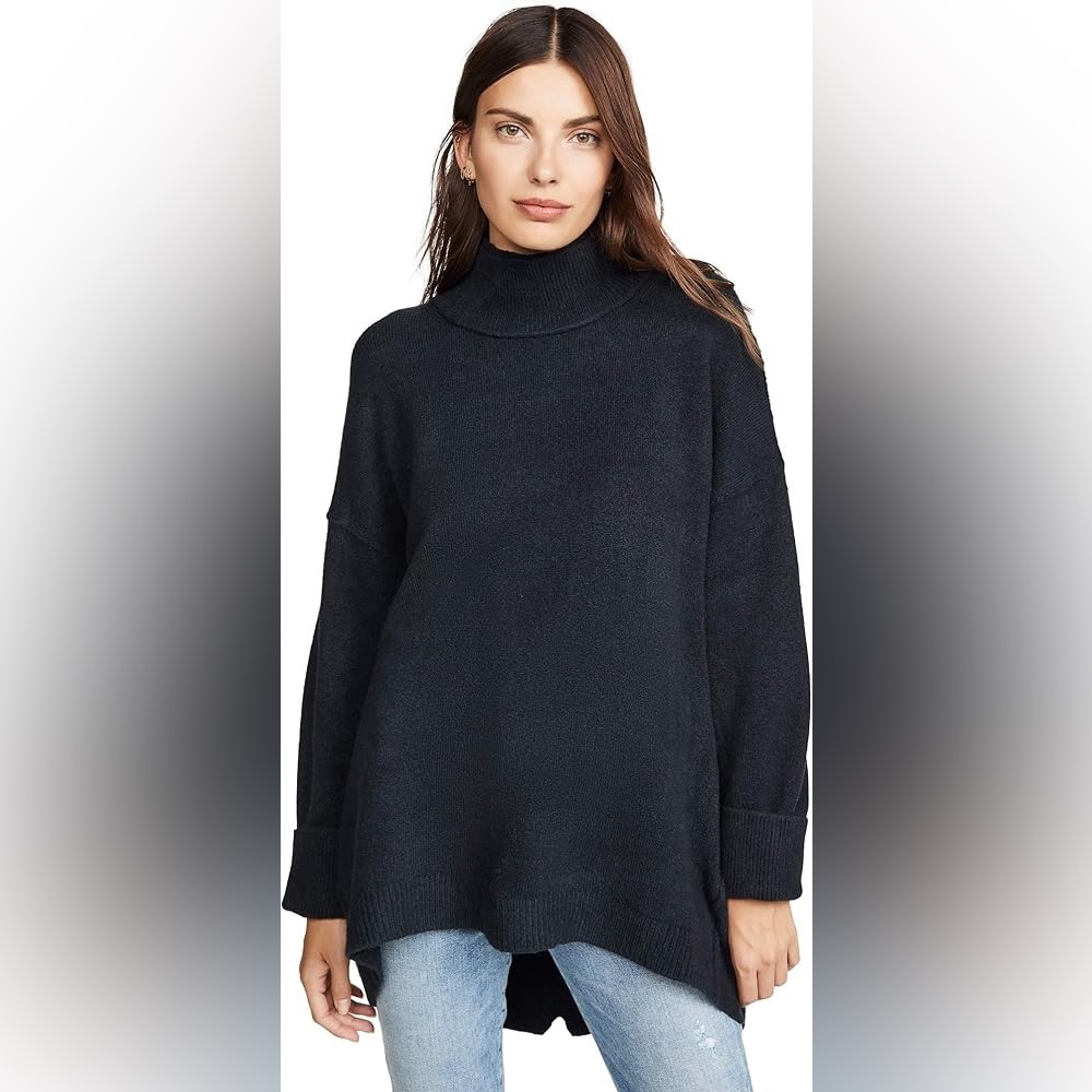 Free People Afterglow Mock Neck Sweater
